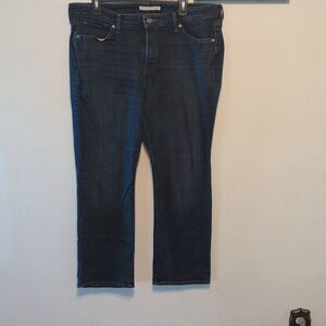 Levi’s Strauss size 20W Dark Wash Classic Straight Stretch Jeans